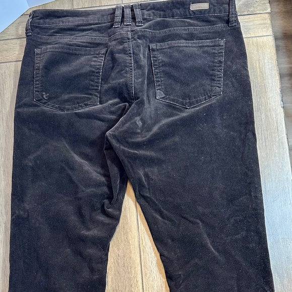 Kut from the Kloth Womens 14 Dark Brownie Diana Skinny Corduroy Pants Classic - Picture 3 of 6